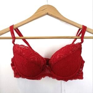 NWT La Perla | Red lace push-up bra